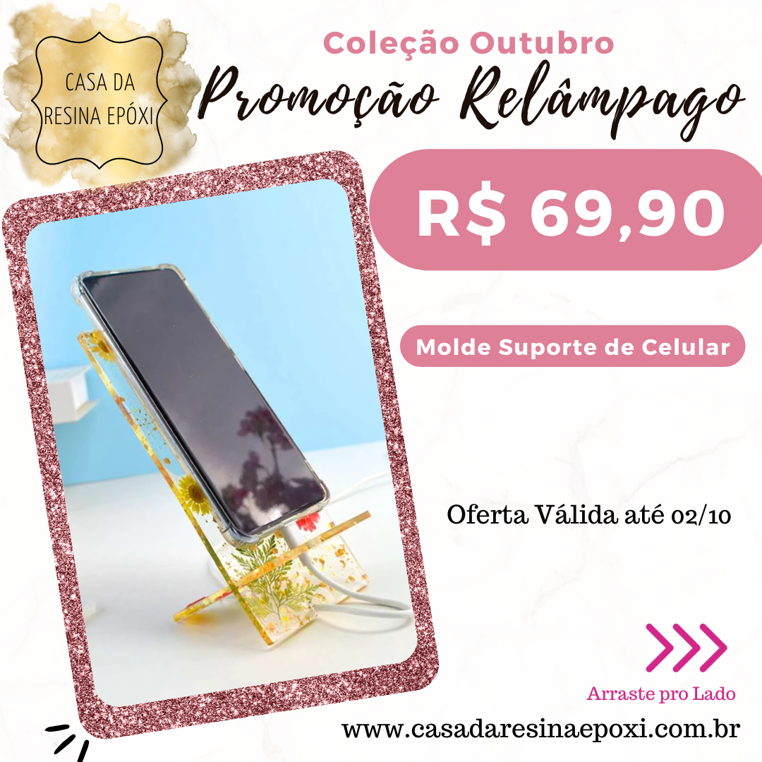 Molde Silicone  - Suporte de Celular