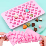 Molde Silicone  - Mini Corações / Pingentes / Tampa de Caneta