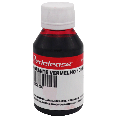 Corante Translúcido - Vermelho 100ml