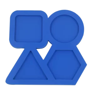 Molde de Silicone Formas Geométricas