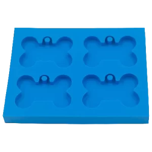 Molde de Silicone Osso coleira Tamanho M
