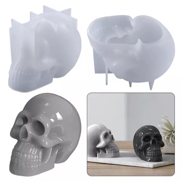Molde Silicone - Caveira 11x8cm
