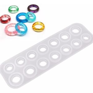 Molde Silicone - Anéis c/ 14 cavidades