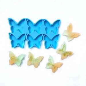 Molde Silicone - Pingente / Brinco Borboletas