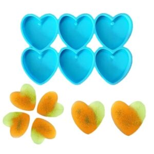 Molde Silicone - Pingente / Brinco Coração