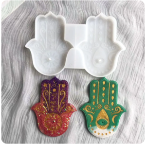 Molde Silicone - Hamsa Hand Desenho / Porta Incenso