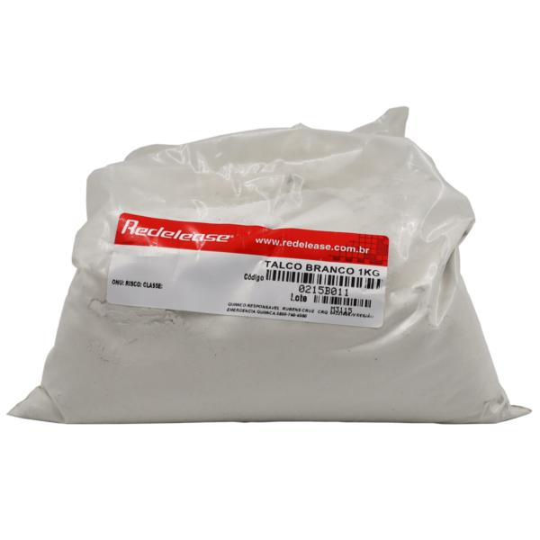 Talco Industrial Branco Carga Mineral (01 Kg)