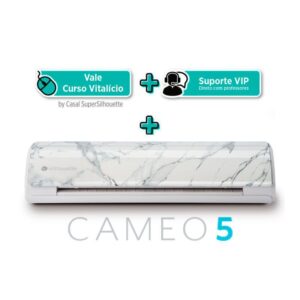 Máquina de Corte Cameo 5 Bianco Carrara + Curso  Online - Silhouette