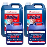 Resina 2004 Epoxi Transparente De Baixa Viscosidade Com Endurecedor 3154 (15 Kg)