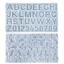 Molde Silicone - Alfabeto Invertido 4cm p/ Letra