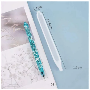 Molde De Silicone - Caneta Quadrada Importada