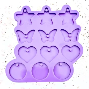 Molde Silicone - Pingentes diversos resina decorar CMR652
