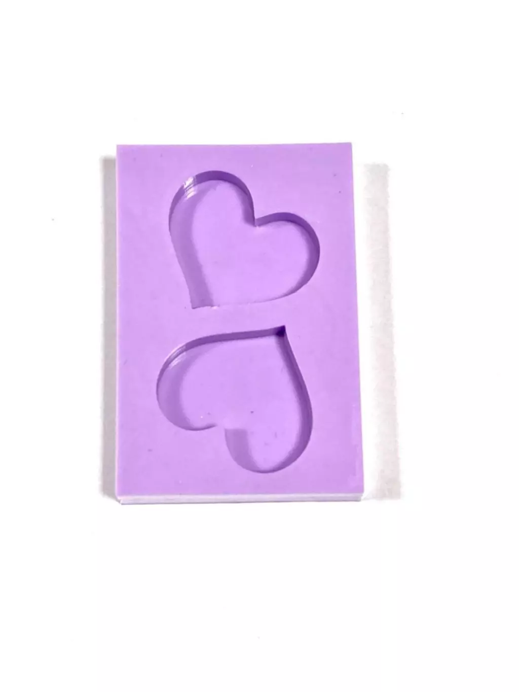 Molde Silicone - Coração c/ 2 Cavidades CMR418