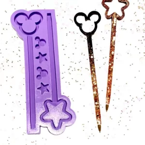 Molde Silicone - Caneta Mickey / Estrela CMR553