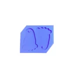 Molde Silicone - Pezinho c/ 2 Cavidades CMR85