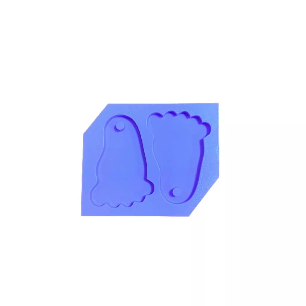 Molde Silicone - Pezinho c/ 2 Cavidades CMR85