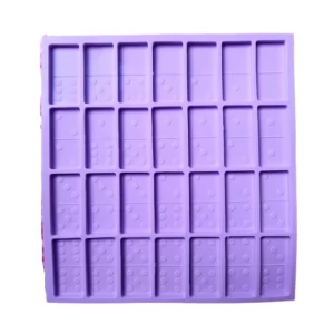 Molde Silicone - Dominó 5x2,5cm CMR24