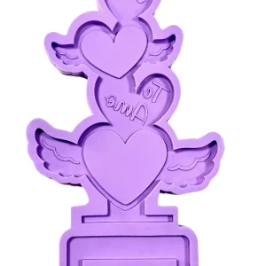 Molde Silicone - Porta Retrato Coração Dia das Mães / Dia dos Namorados CMR633