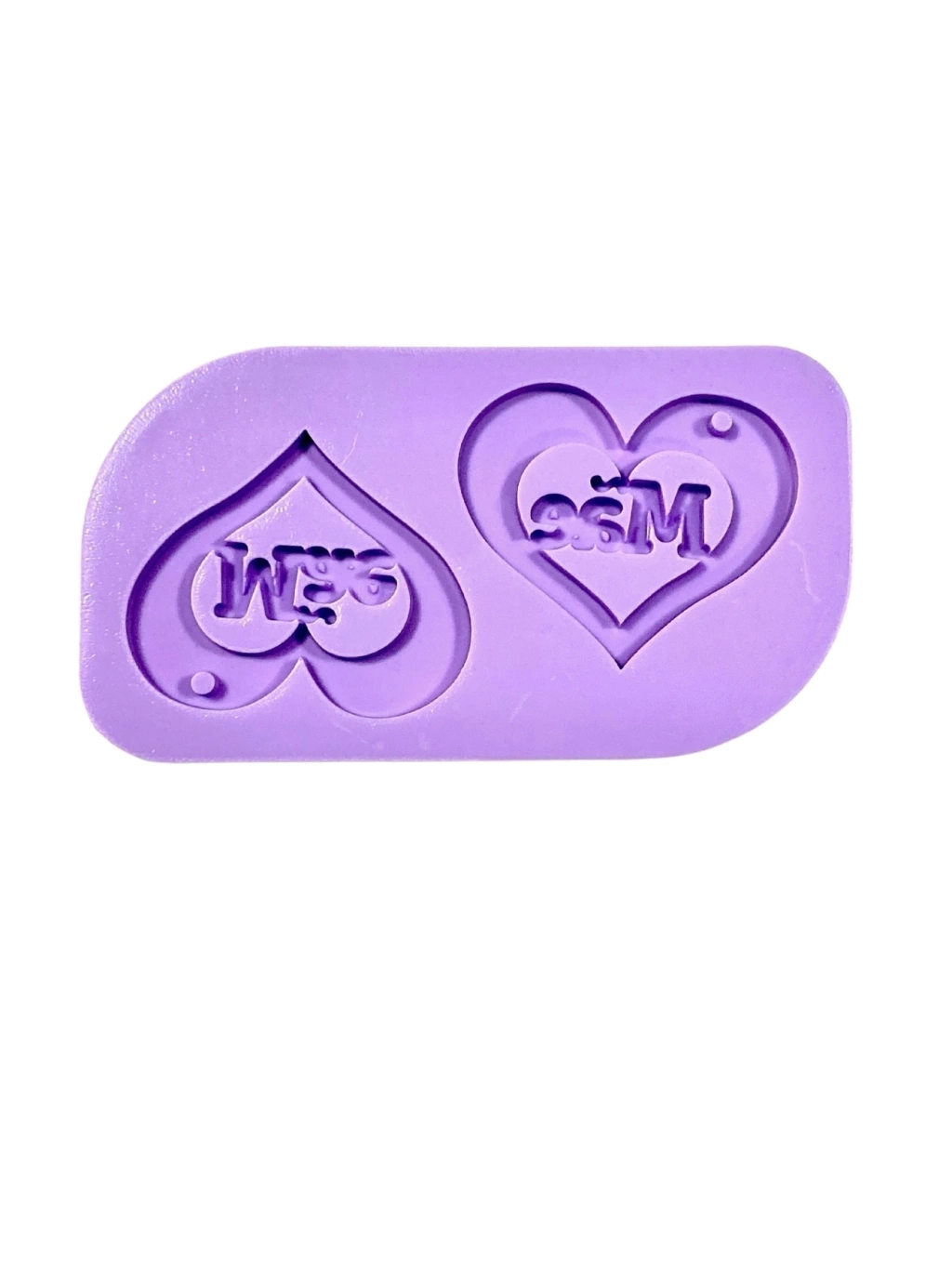 Molde Silicone - Coração Mãe CMR634