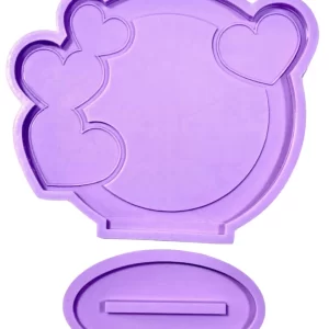Molde Silicone - Porta Retrato Coração Dia das Mães / Dia dos Namorados CMR639