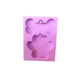 Molde Silicone - Pet Patinha c/ Osso  CMR012