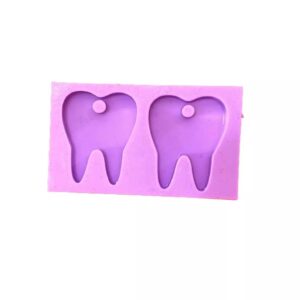 Molde Silicone - Dentinho Duplo Eternização CMR82