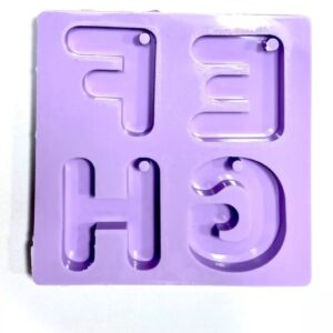 Molde de Silicone - Alfabeto  E/H CMR452