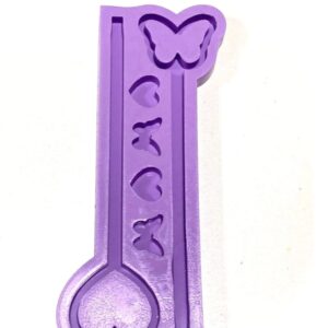 Molde Silicone - Caneta Coração / Borboletas CMR555